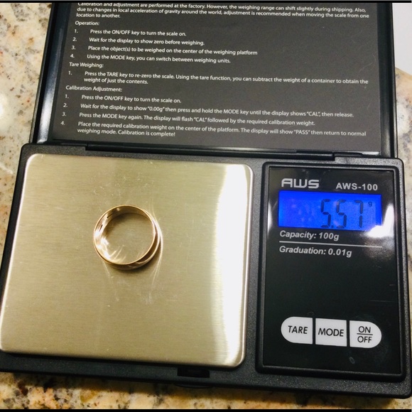 14KT Sold Rose Gold Vintage “cigar band” style ring - substantial in weight EUC - Picture 6 of 8